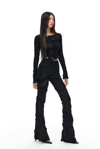 [NAWS] Patchwork knitted jacquard suit
