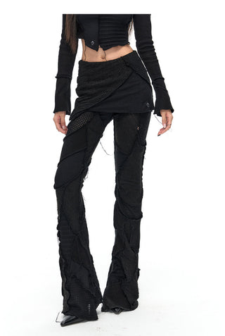 [NAWS] Patchwork knitted jacquard suit