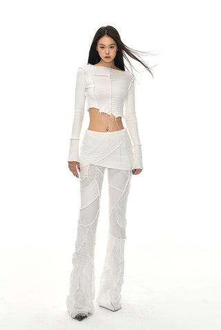 [NAWS] Patchwork knitted jacquard suit