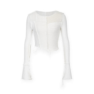 [NAWS] Patchwork knitted jacquard suit