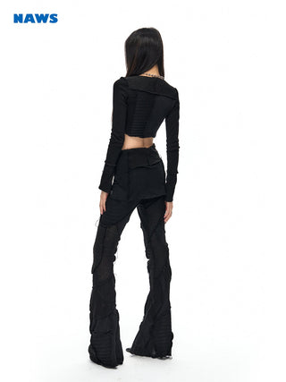 [NAWS] Patchwork knitted jacquard suit