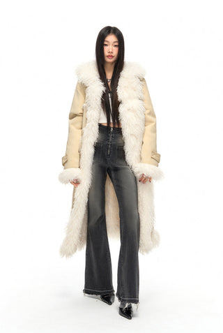 [NAWS] Double-sided Long Fur Coat