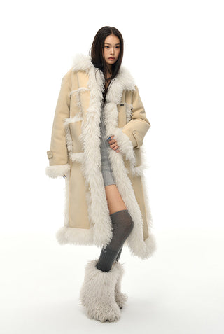 [NAWS] Double-sided Long Fur Coat