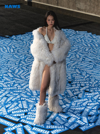 [NAWS] Double-sided Long Fur Coat