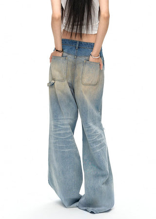 [NAWS] Diffused washed ripped jean