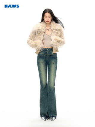 [NAWS] Fur Short Jacket