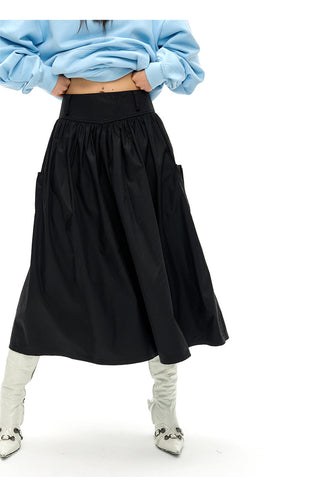 [NAWS] High waist umbrella skirt