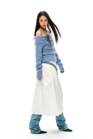 [NAWS] High waist umbrella skirt