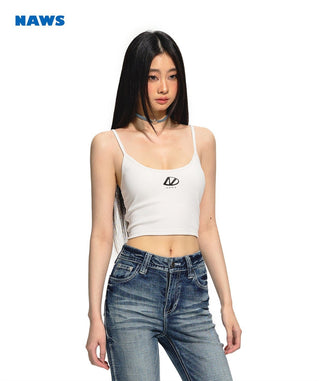 [NAWS] Slim ribbed camisole vest
