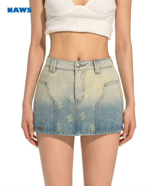 [NAWS] Starry Denim Skirt
