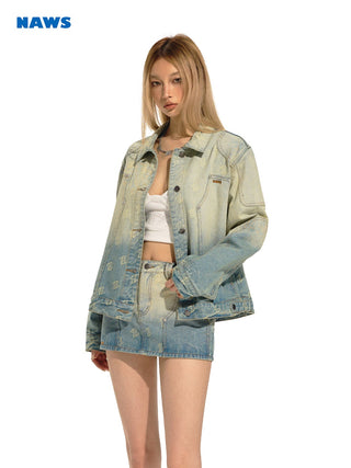 [NAWS] Starry Denim Skirt