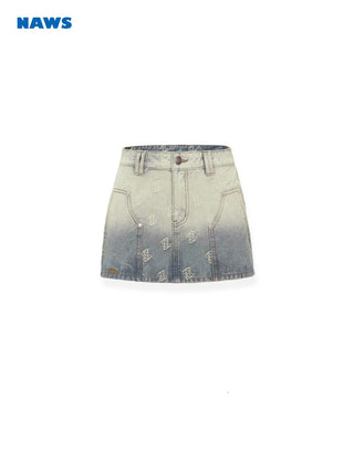[NAWS] Starry Denim Skirt