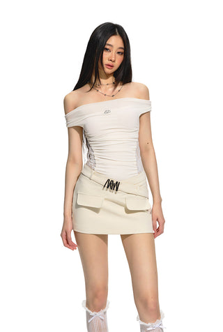 [NAWS] Lace Bandage Top & Skirt Set