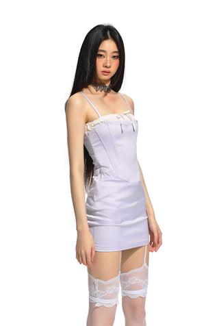 [NAWS] Satin Fitted Halter Dress