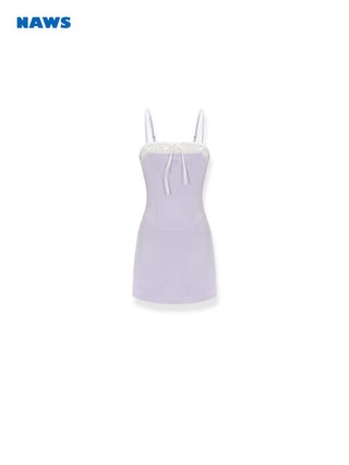 [NAWS] Satin Fitted Halter Dress