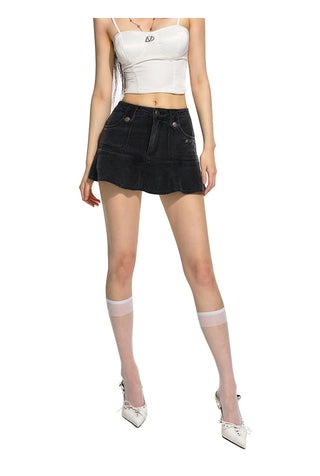[NAWS] Blue Denim Mermaid Skirt