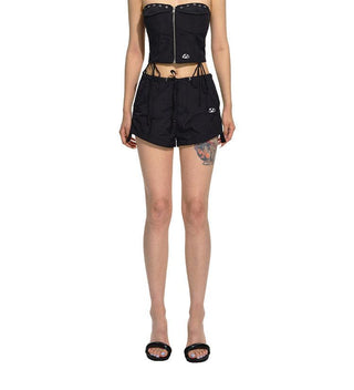[NAWS] Grey Parachute Shorts