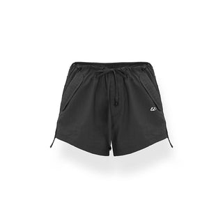 [NAWS] Black Parachute Shorts
