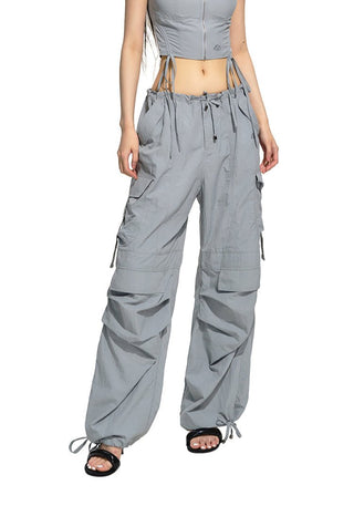 [NAWS] Grey Parachute Pants