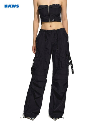[NAWS] Grey Parachute Pants