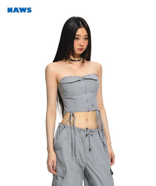 [NAWS] Drawstring Tube Top