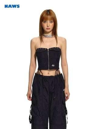 [NAWS] Drawstring Tube Top