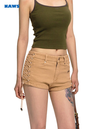 [NAWS] Low waist elastic shorts