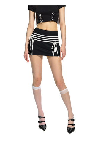 [NAWS] Striped Sports Skirt