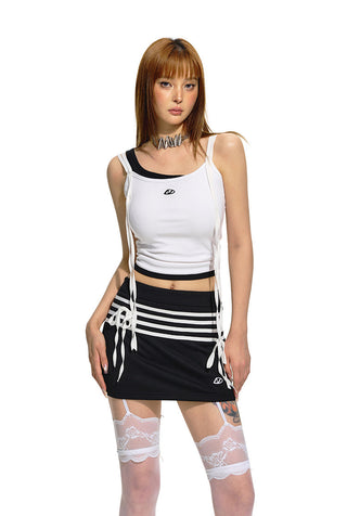[NAWS] Black and White Zebra Crossing Vest
