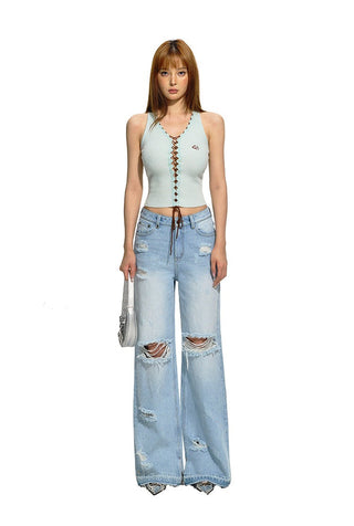 [NAWS] Adjustable Tie Slim Fit Vest