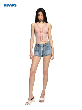 [NAWS] Adjustable Tie Slim Fit Vest