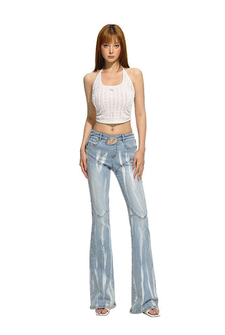 [NAWS] Knit V-Neck Cropped Vest Oath