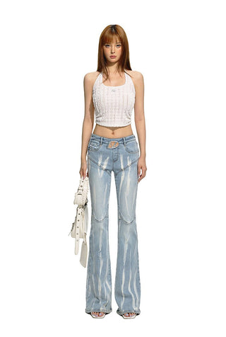 [NAWS] Knit V-Neck Cropped Vest Oath