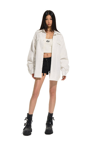 [NAWS] Oversized Origami classic shirt