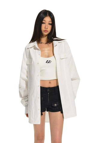 [NAWS] Oversized Origami classic shirt