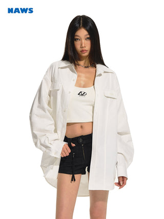 [NAWS] Oversized Origami classic shirt