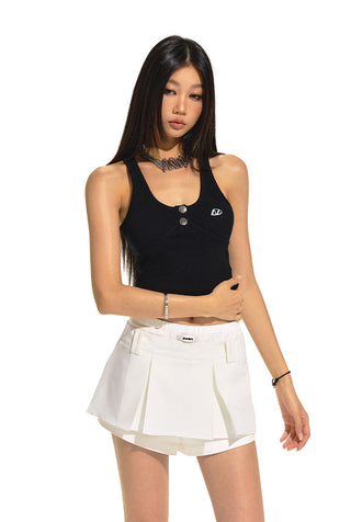 [NAWS] U-neck slim vest
