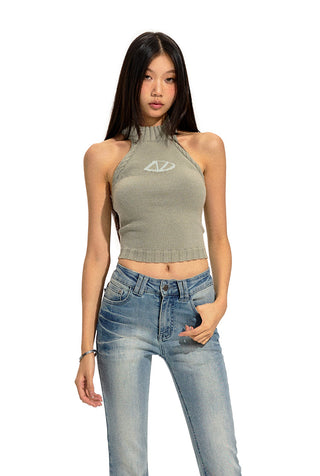 [NAWS] Slim Fit Halter Neck Vest