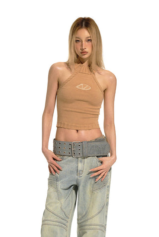 [NAWS] Slim Fit Halter Neck Vest