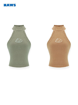 [NAWS] Slim Fit Halter Neck Vest