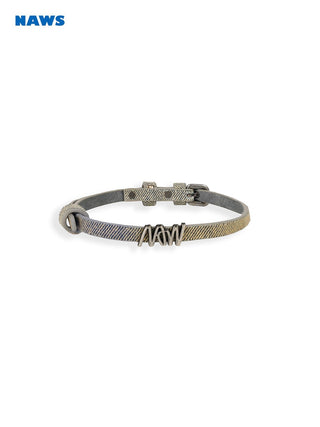 [NAWS] Mud-dyed Denim Choker