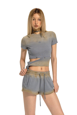 [NAWS] Mud-dyed Denim Choker
