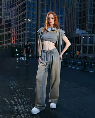 [NAWS] Mud-dyed Jogging Pants