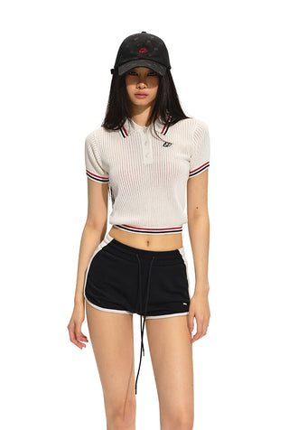 [NAWS] Slim fit polo T-shirt
