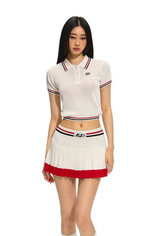 [NAWS] Slim fit polo T-shirt
