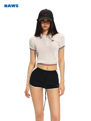 [NAWS] Slim fit polo T-shirt