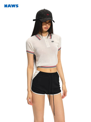 [NAWS] Embroidered Patches Sports Shorts