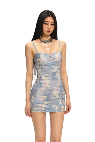 [NAWS] Printed Slim Bodycon dress