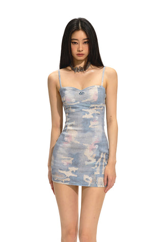 [NAWS] Printed Slim Bodycon dress