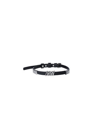 [NAWS] Black Clavicle Leather Choker